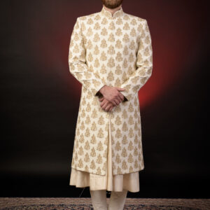 IVORY EMBROIDERED SHERWANI