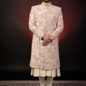 BLUSH PINK EMBROIDERED SHERWANI