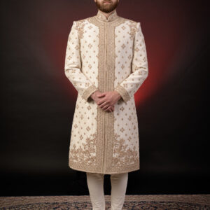 IVORY EMBROIDERED SHERWANI