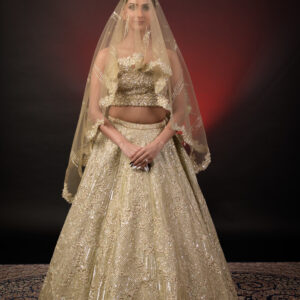 GOLD EMBRIDERED LEHNGA