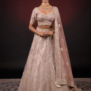 LILAC EMBROIDERD LEHNGA