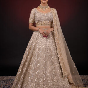 GOLD EMBROIDERED LEHNGA