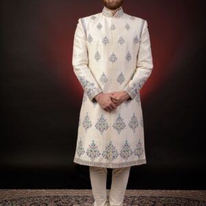 IVORY EMBROIDERED SHERWANI