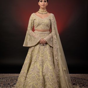 LIME GREEN LEHNGA