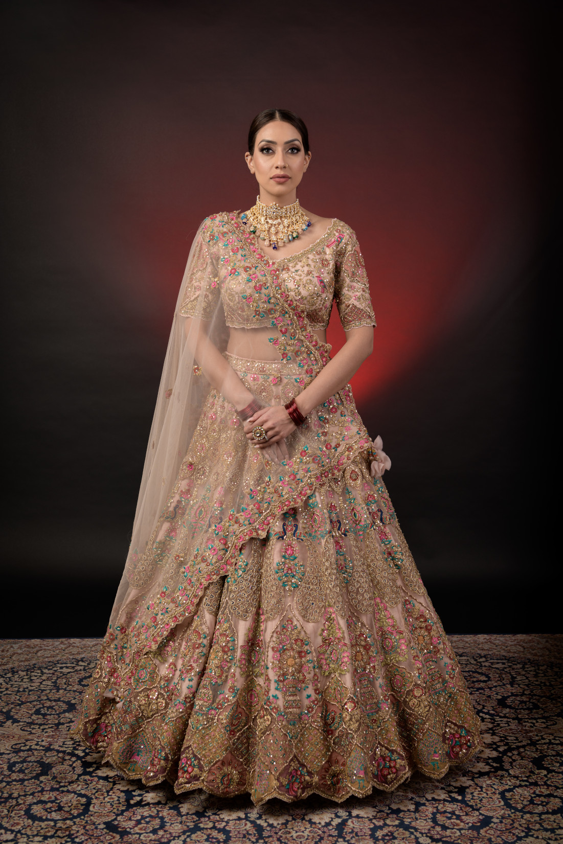 BLUSH PINK LEHNGA