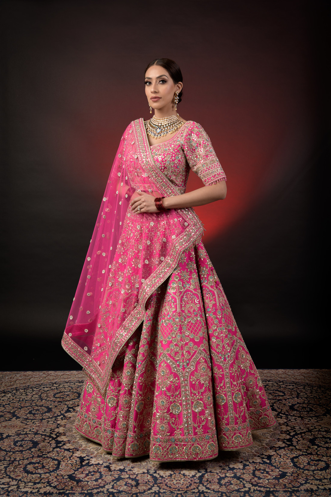 FUSCHIA PINK LEHENGA