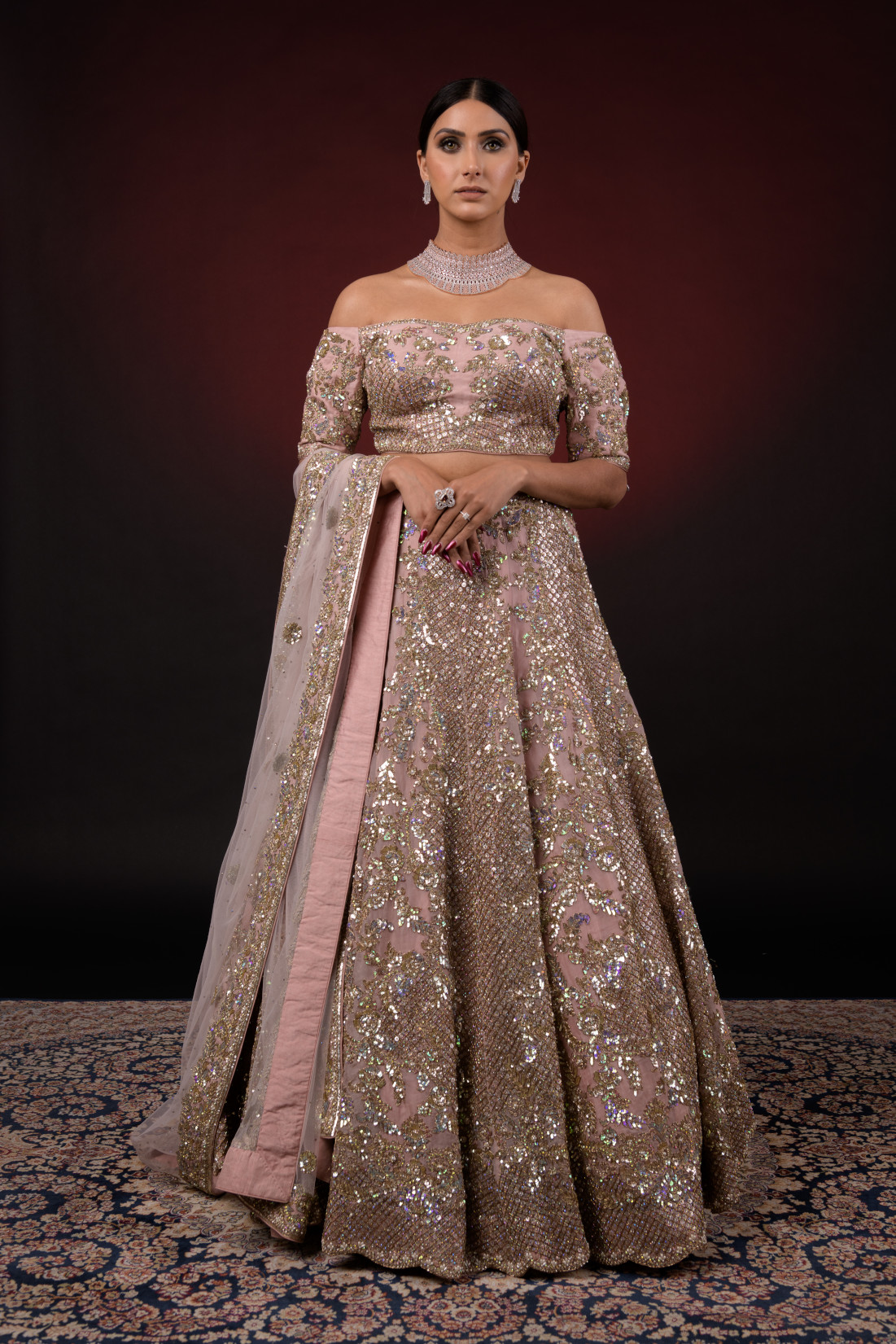 BLUSH PINK LEHENGA