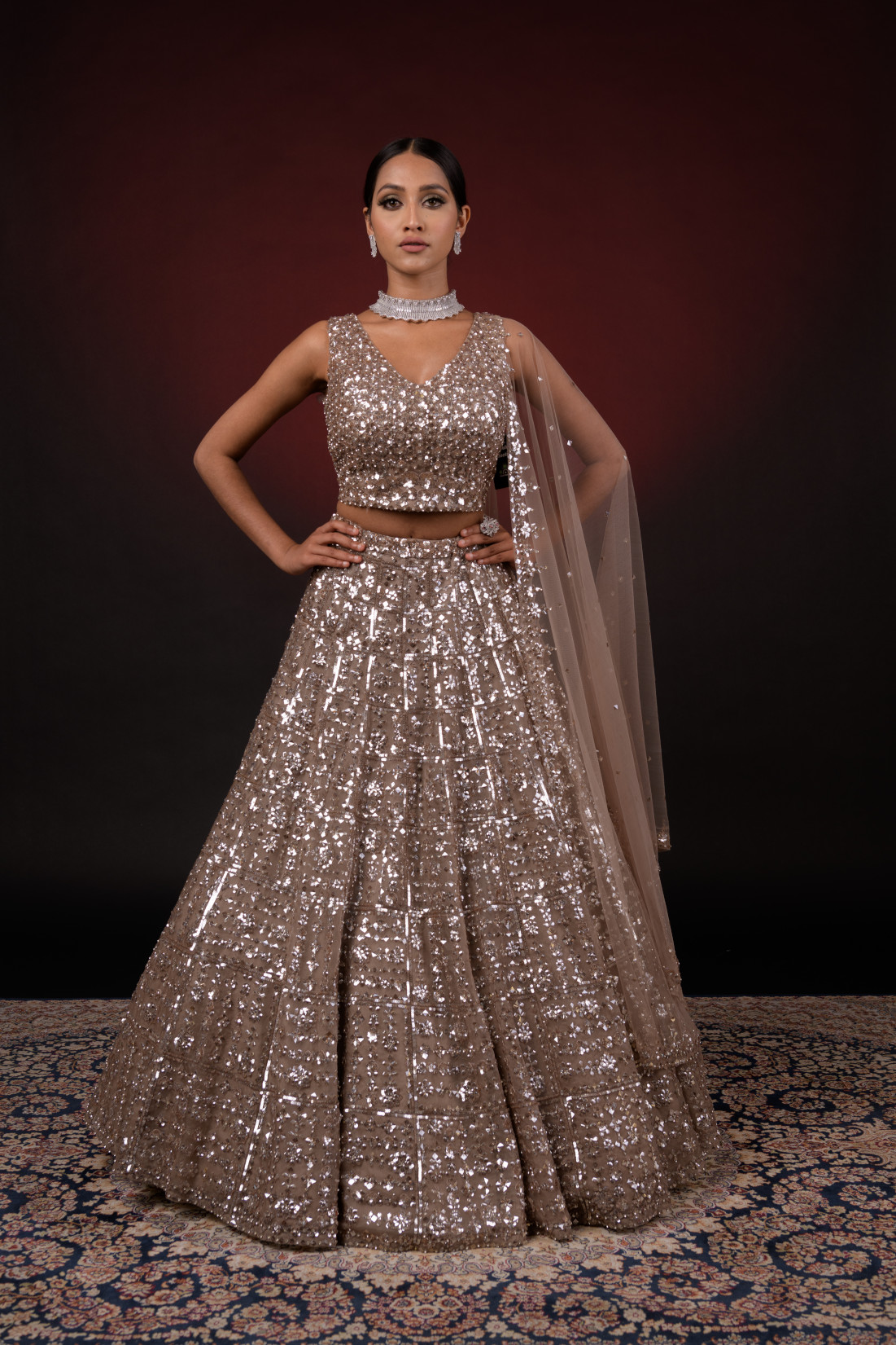ANTIQUE SHADE LEHNGA