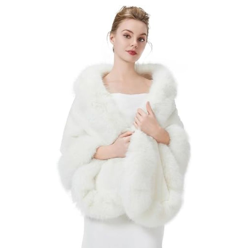 Beautelicate faux fur stole