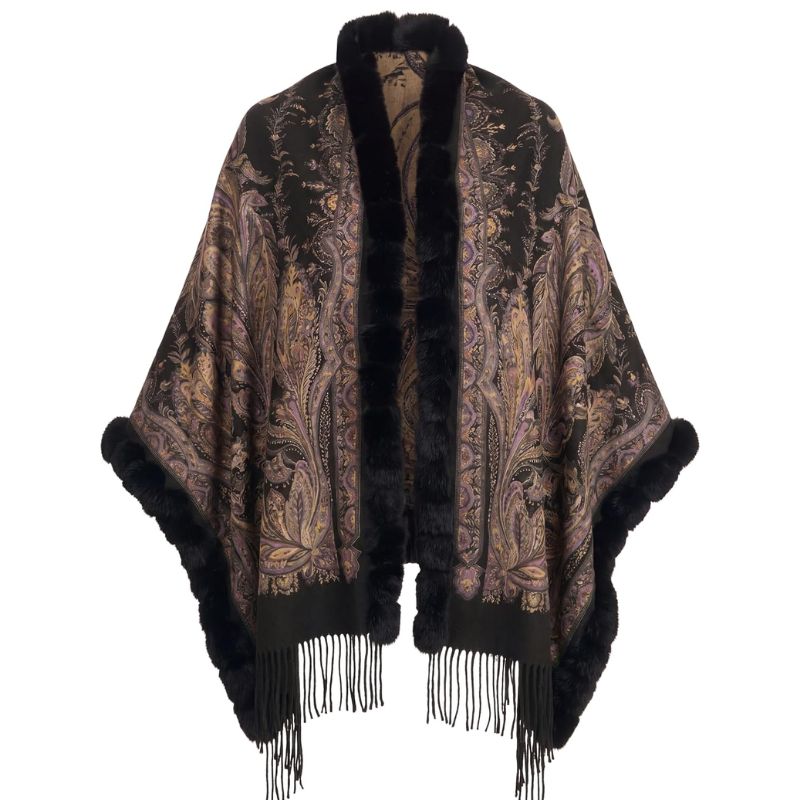 Gorski double-face cashmere stole