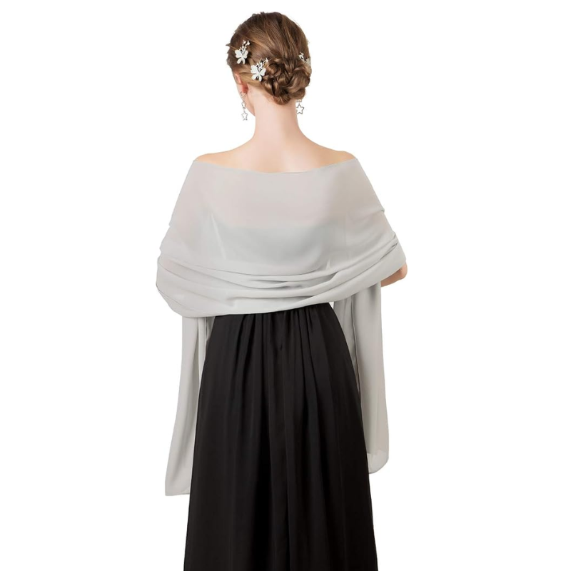 olyrjie sheer chiffon wrap