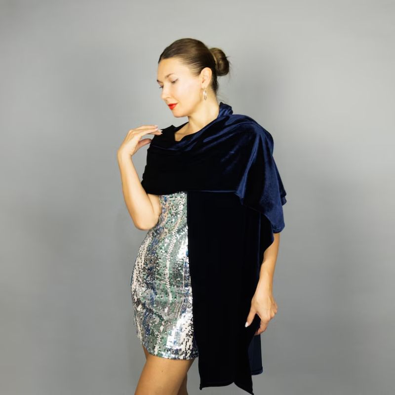 Bridal Spain velvet wrap