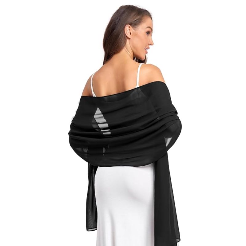 olyrjie sheer chiffon wrap
