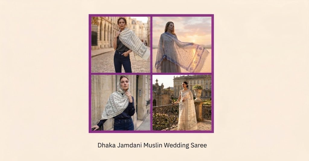 Dhaka Muslin Wedding Shawls
