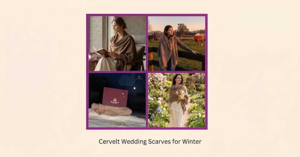 Cervelt Wedding Scarves for Winter