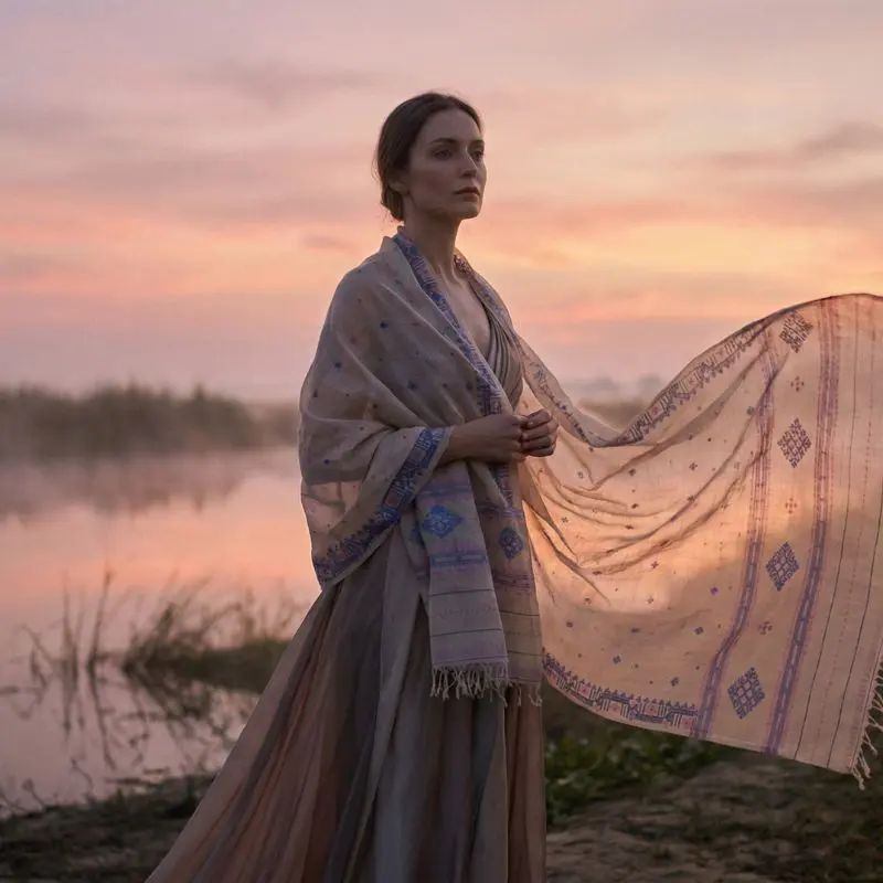 Dhaka Muslin Wedding Scarves